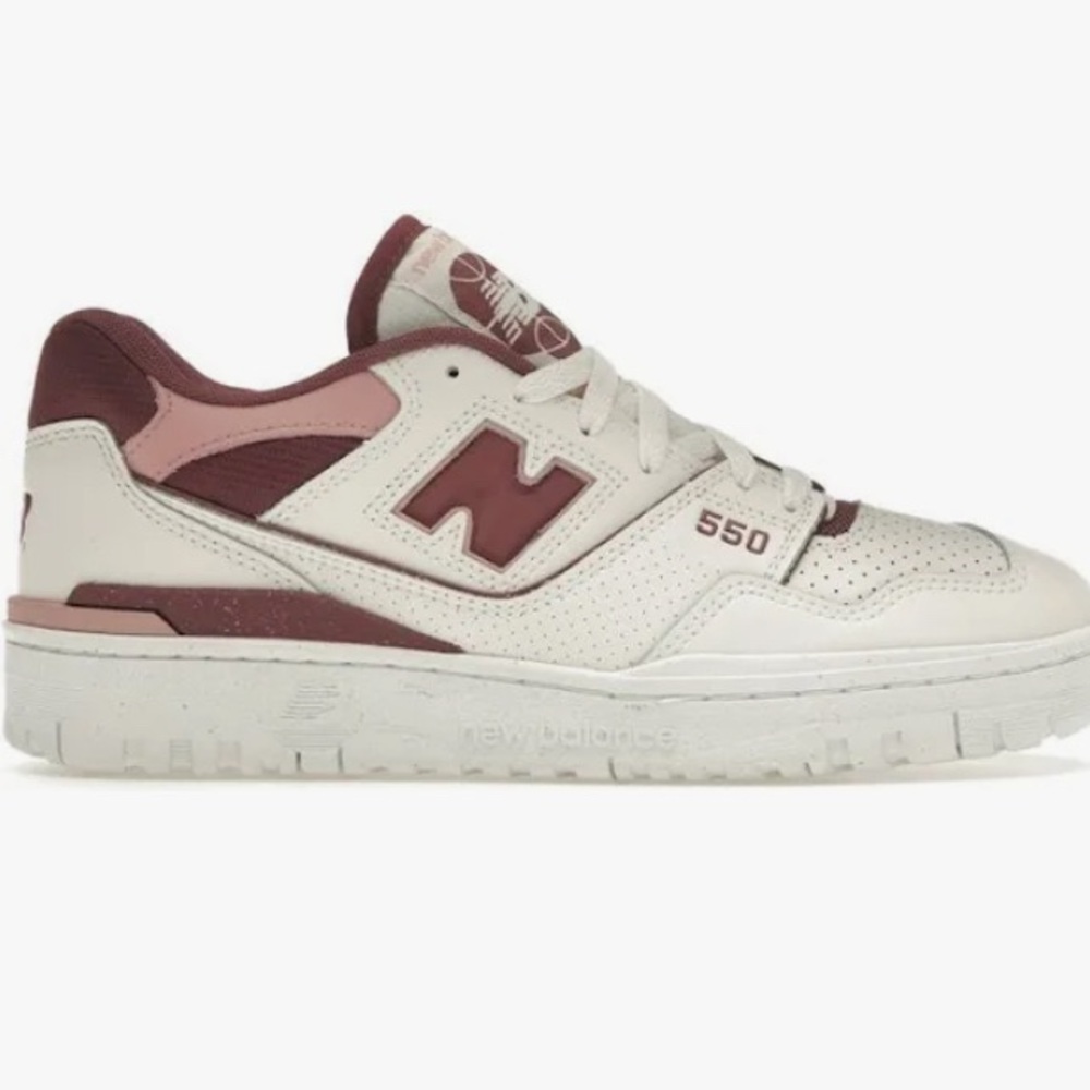 New Balance 550 washed burgundy